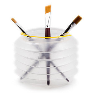 Accordian Brush Washer